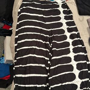 Rayon pants with elastic waist